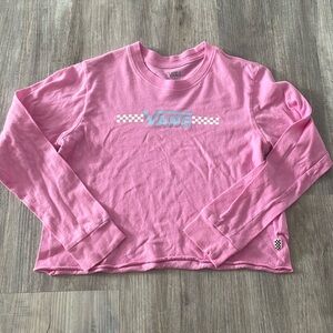 Girls VANS Cropped Long Sleeve